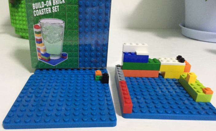樂高硅膠杯墊 樂高硅膠杯墊