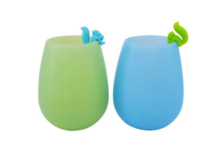 硅膠酒杯識別器,酒杯識別標簽,松鼠酒杯識別標記 硅膠酒杯識別器,酒杯識別標簽,松鼠酒杯識別標記